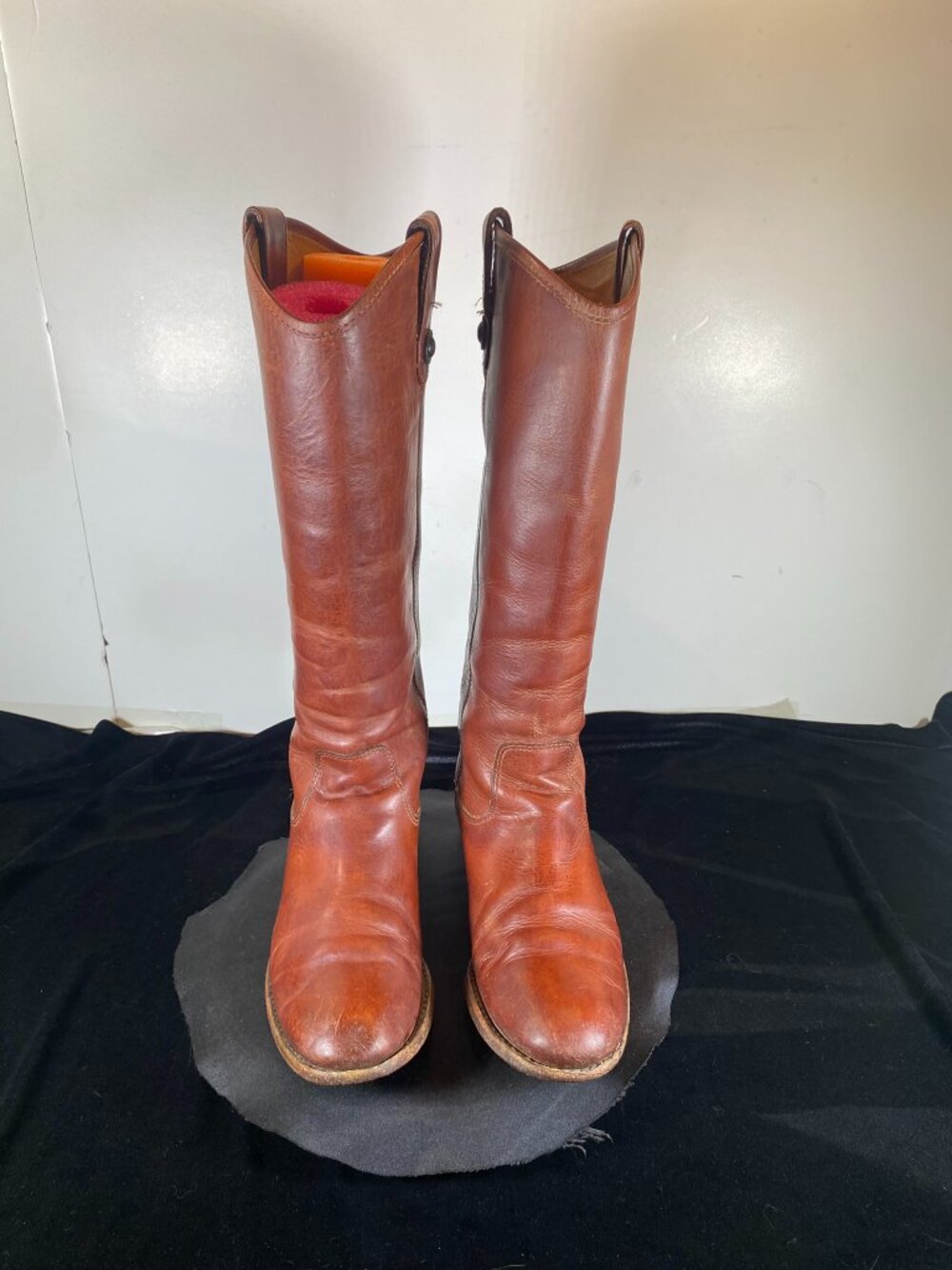 Vintage 1990s Frye Melissa Button Riding Boots: Women's 7.5, Good Condition